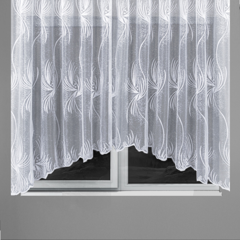 Ervi oblouková hotova záclona s řasící páskou - 7044