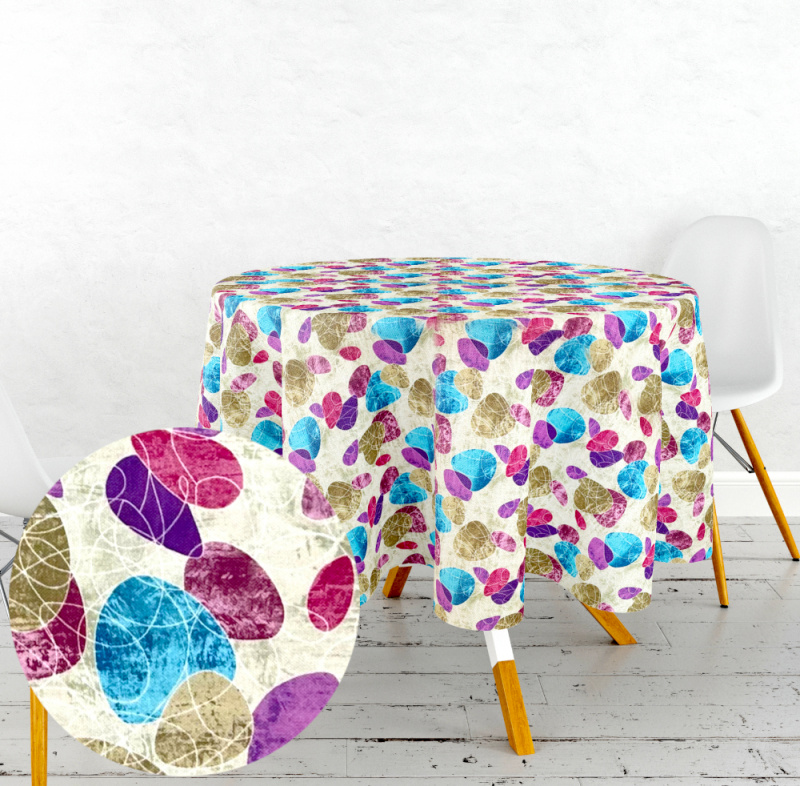 Ervi dekorační ubrus na stůl kulatý - DGT Digi