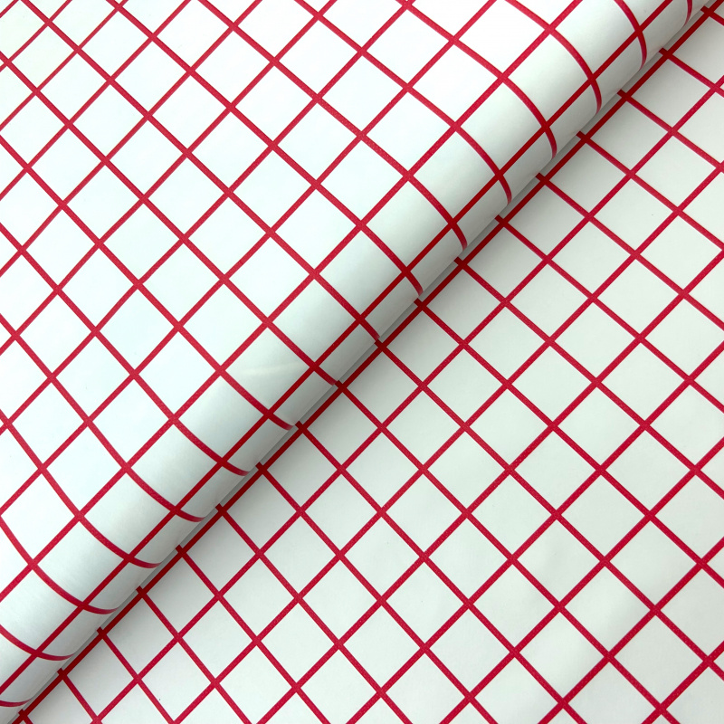 Ubrus PVC DC-9400B - Elegantní kostka, metráž šířka 140cm