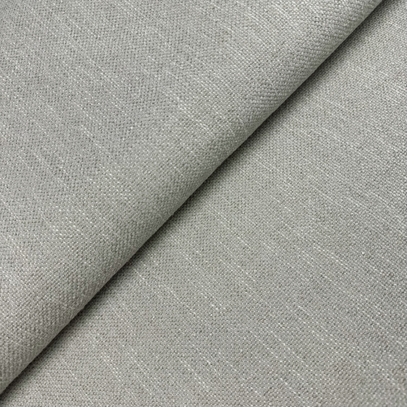 Dekorační hrubě tkaná Atelier látka - šedobéžová 05, metráž