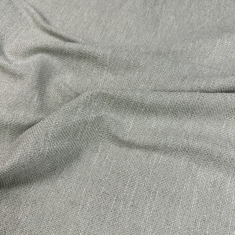 Dekorační hrubě tkaná Atelier látka - šedobéžová 05, metráž