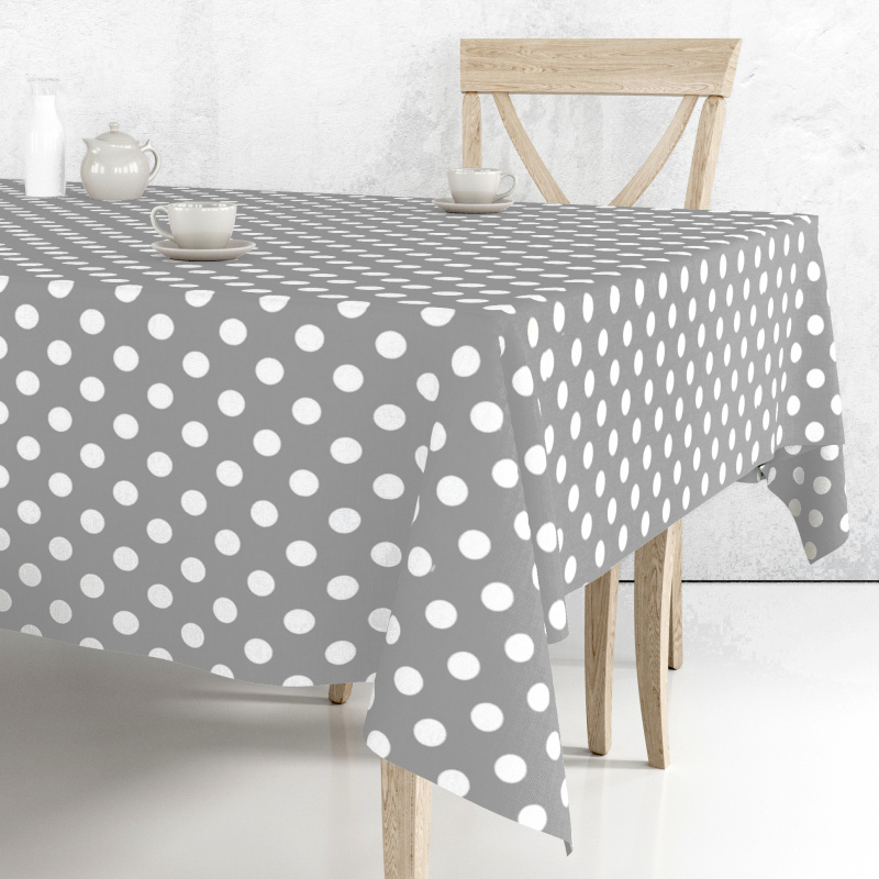 Ubrus PVC DC-416 šedý  metráž šířka 140cm