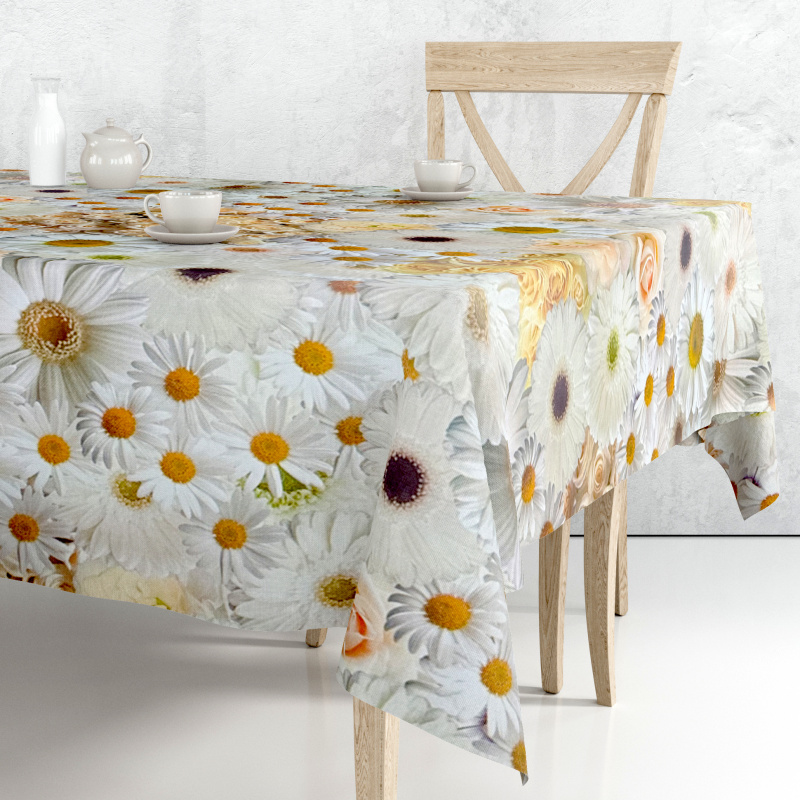 Ubrus PVC DC-570A - růže,  metráž šířka 140cm