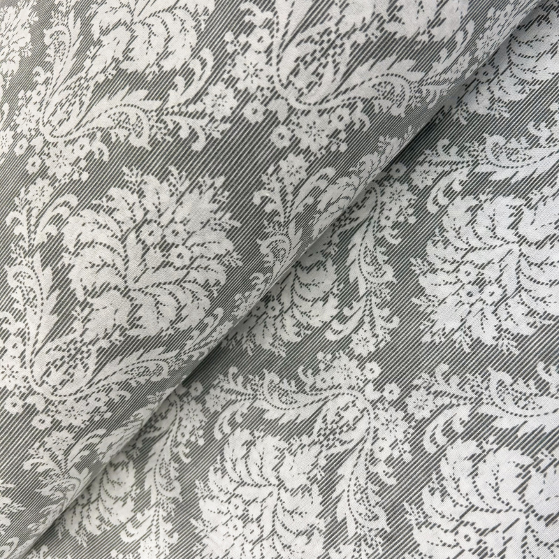 Ervi Bavlněná látka/plátno š.240cm -  ornament šedý 110-1, metráž