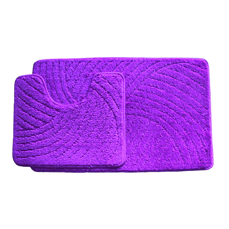 Koupelnová předložka fialová Comfort,2 set