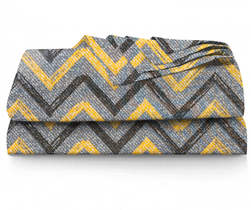 Ervi bavlněné prostěradlo - cik-cak