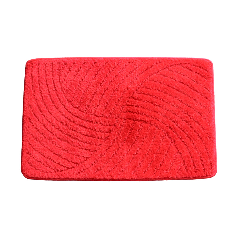 Koupelnová předložka červená Comfort, 1 set