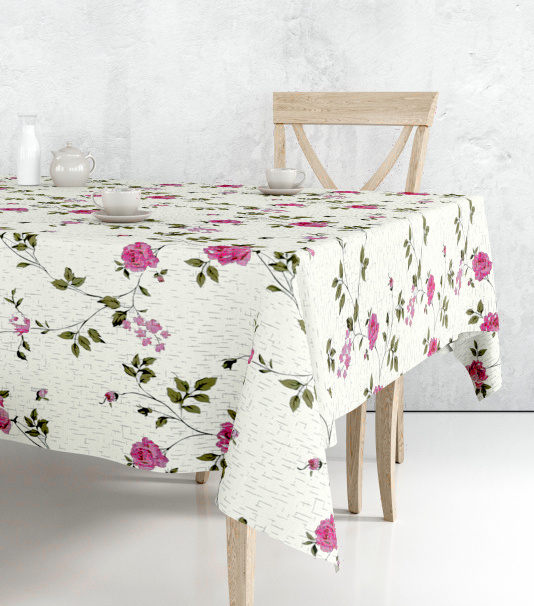 Ubrus PVC Mirabella DC-6980C - Květiny 140cm x 20m