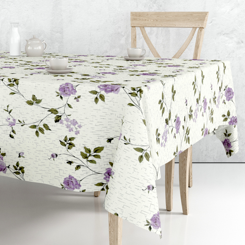 Ubrus PVC Mirabella 6980G - Květiny 140cm x 20m