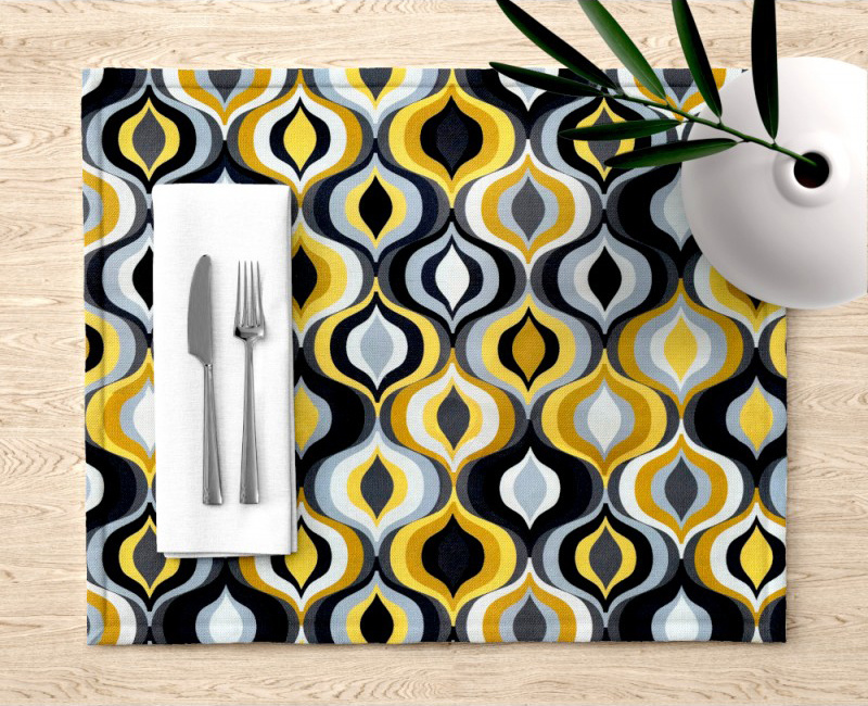 Ervi dekorační prostírání na stůl -  DGT - žlutá
