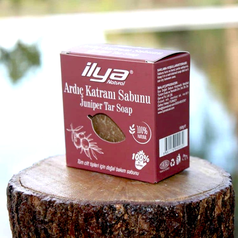 Ilya přírodní mýdlo Jalovcové na tělo a vlasy, 150 g