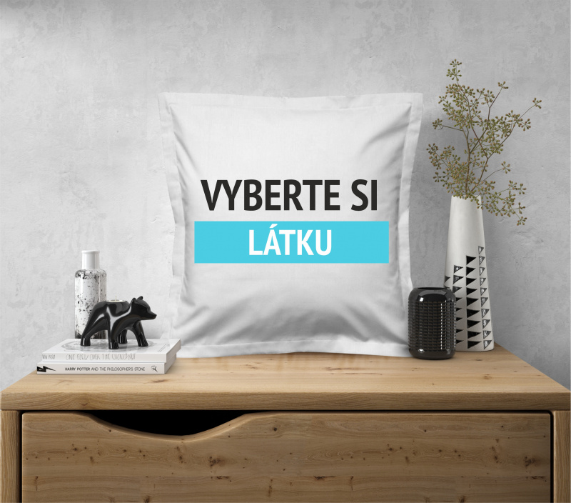 Vyberte si látku - Ervi povlak na polštář bavlněný s lemem