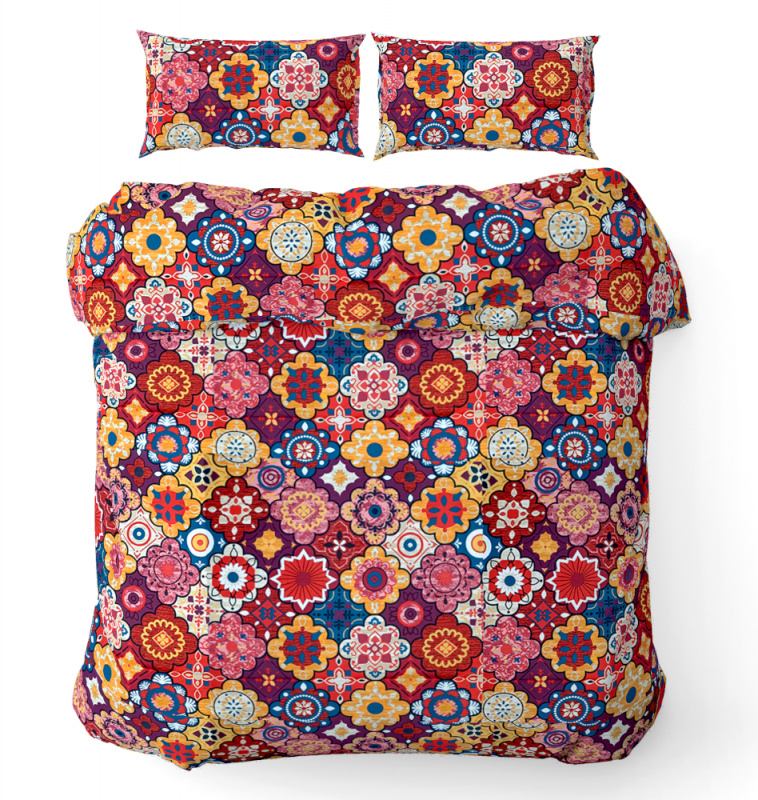 Ervi bavlněné povlečení - barevný ornament