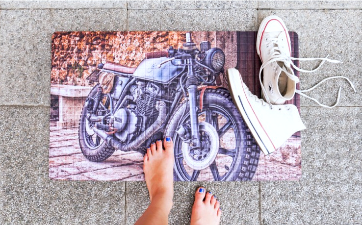 Rohožka - Bike, 45x75 cm