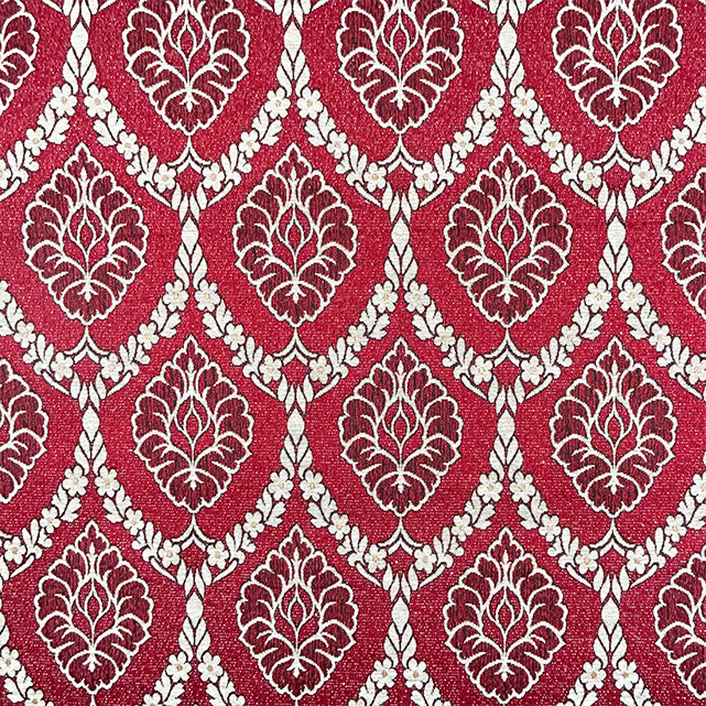 Dekorační/potahová gobelínová látka Asetat - 5001 bordo