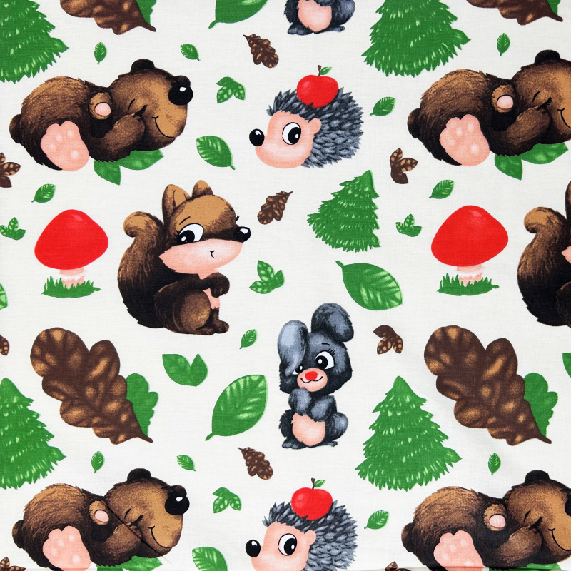 Ervi Bavlněná látka/plátno š.240cm -  zvířátka 12029-1, metráž