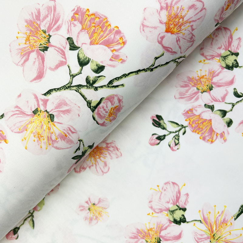 Ervi Bavlněná látka/plátno š.240cm - květ jabloně -25731-15, metráž