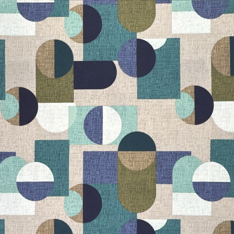 Ervi bavlna flanel š.240cm Abstrakce Šedo-modrá - 26718-4, metráž