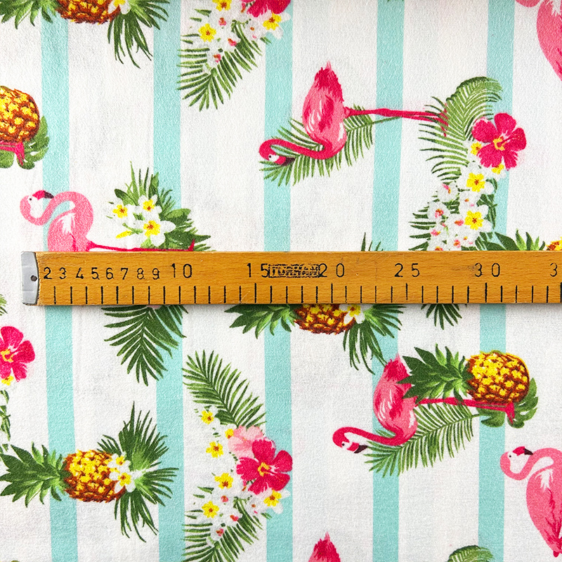 Ervi bavlna flanel š.240cm Plameňák 18884-2, metráž