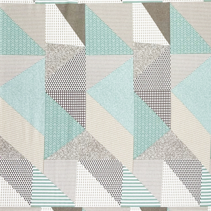 Ervi bavlna flanel š.240cm Abstrakce tyrkysová 23348-7, metráž