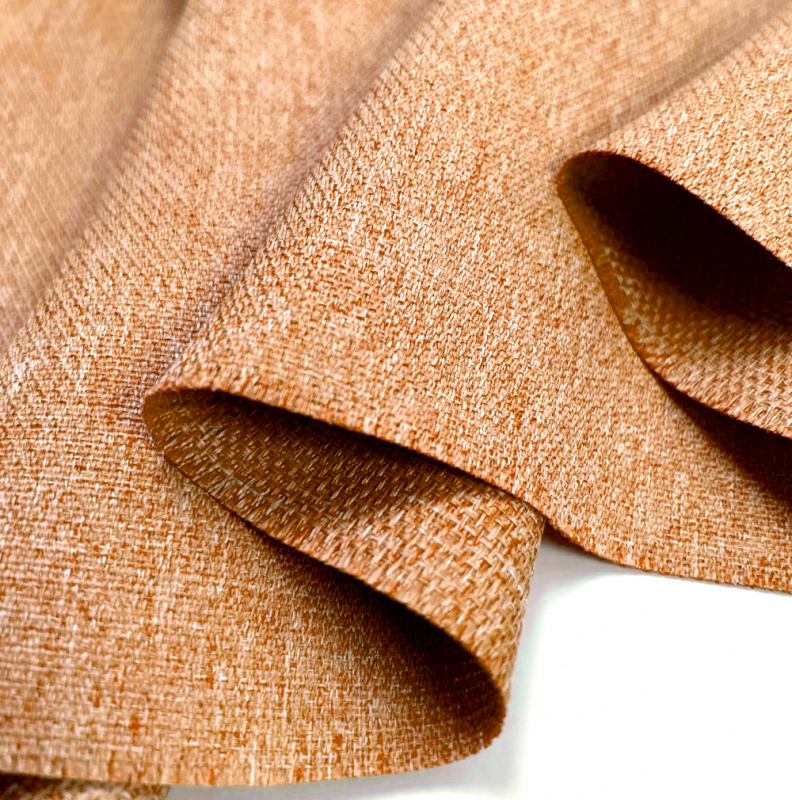 Ervi zatemňovací závěs Katni - bledě oranžový