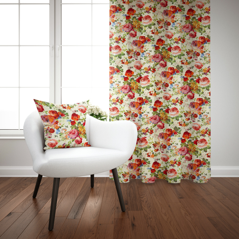 Ervi gobelínový zatemňovací termo závěs - Spring Garden