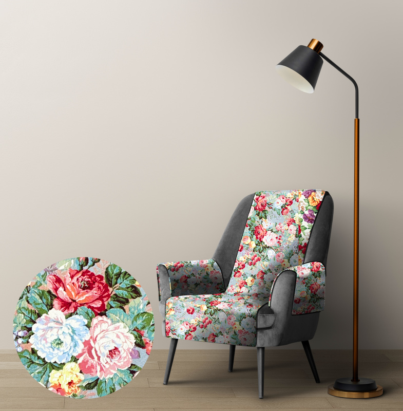 Ervi dekorační přehoz na křeslo - Berries Field