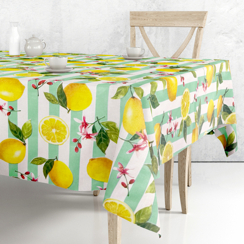 Ubrus PVC M-153C - Citróny - Role 140cm x 20m