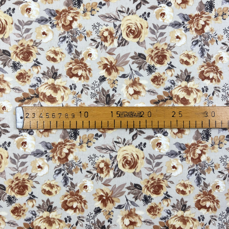 Ervi Bavlněná látka/plátno š.240cm - Květy -25215-39, metráž