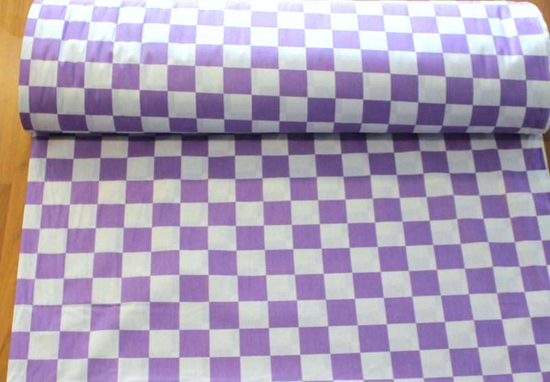 Ervi bavlna š.155 cm - kostka fialová, metráž