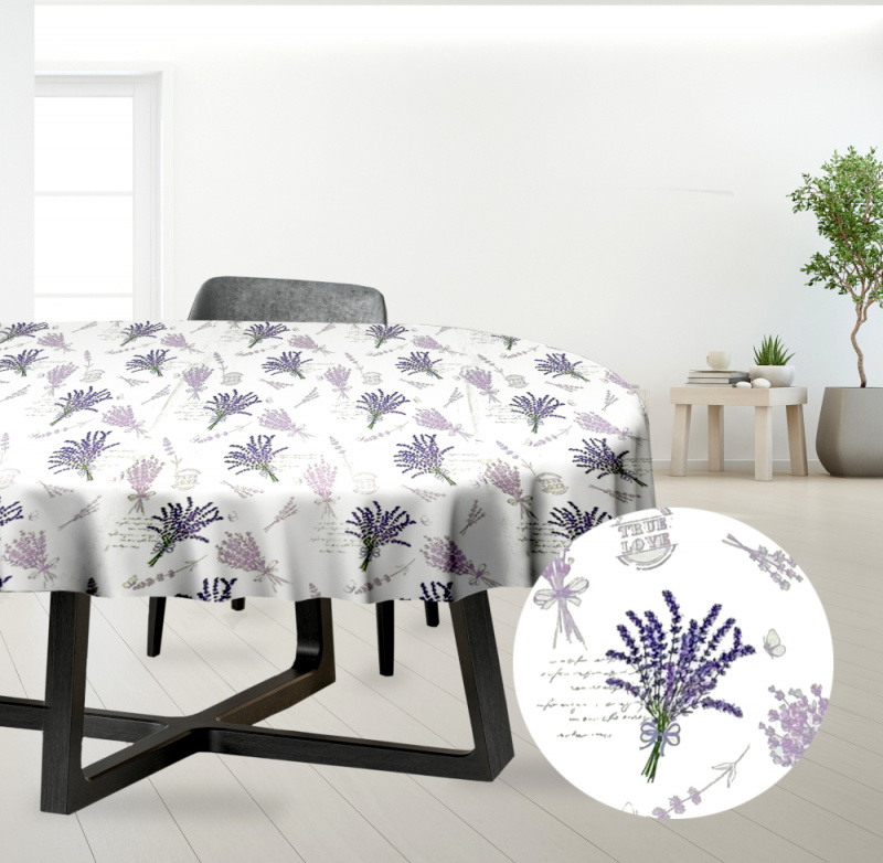 Ervi bavlněný ubrus na stůl oválný - Provence