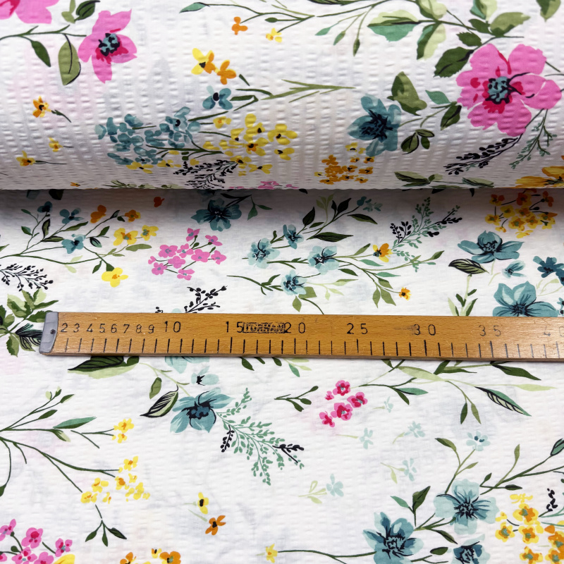 Ervi povlak na polštář KREPOVÝ bavlněný s lemem - Sladký Rozkvet 2