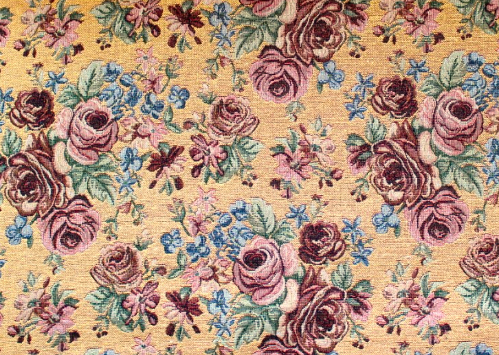 Dekorační/potahová gobelínová látka Gold plus - hořčice