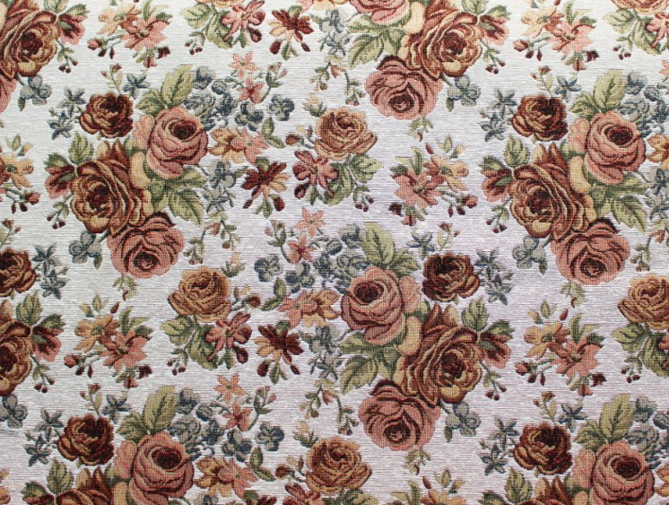 Dekorační/potahová gobelínová látka Gold plus cream