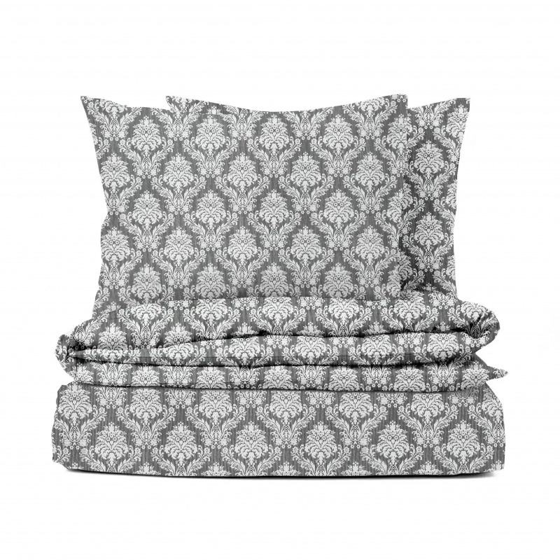 Ervi bavlněné povlečení - Zámecký vzor šedý