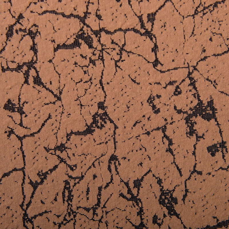 Napínací potah na židli s opěradlem Amsterdam - hnědý