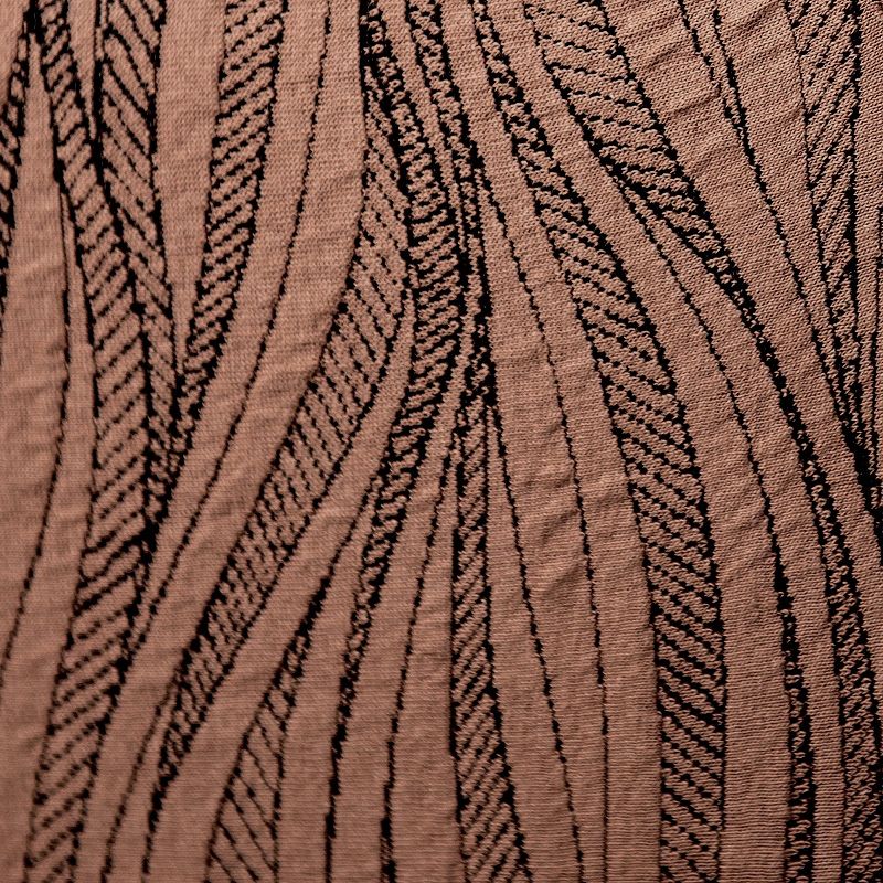 Napínací potah na židli s opěradlem Glamour - hnědý