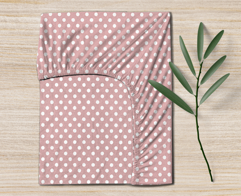 Ervi bavlněné napínací prostěradlo -  sladký sen Barbie