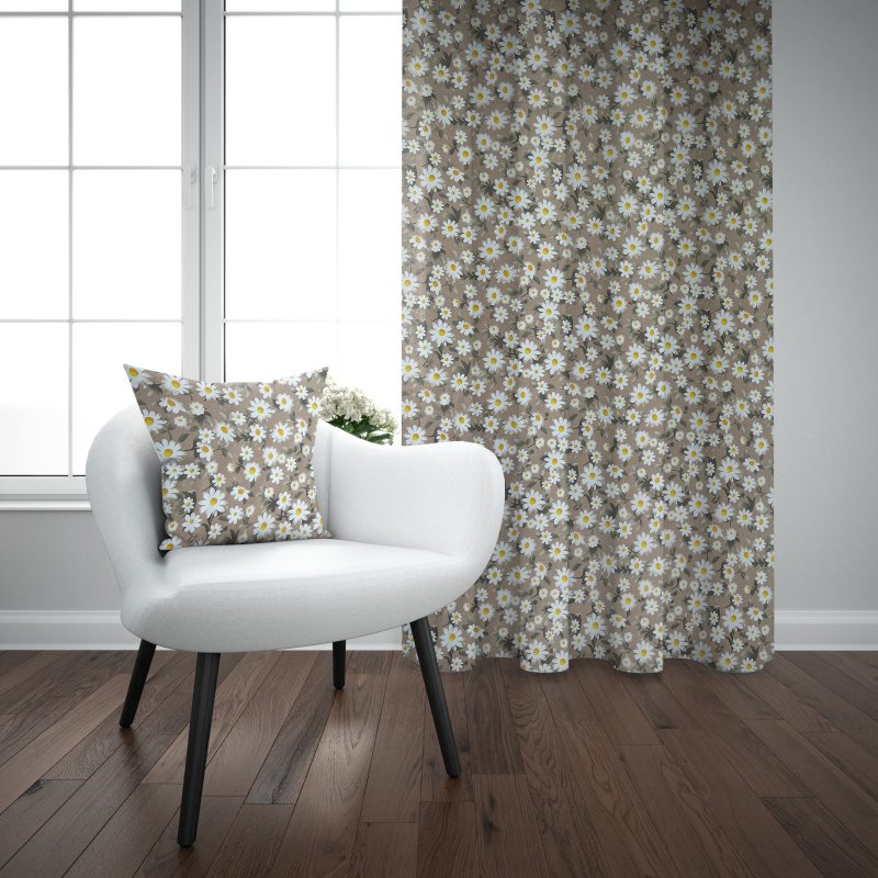 Ervi bavlněný závěs - Heřmánkové pole