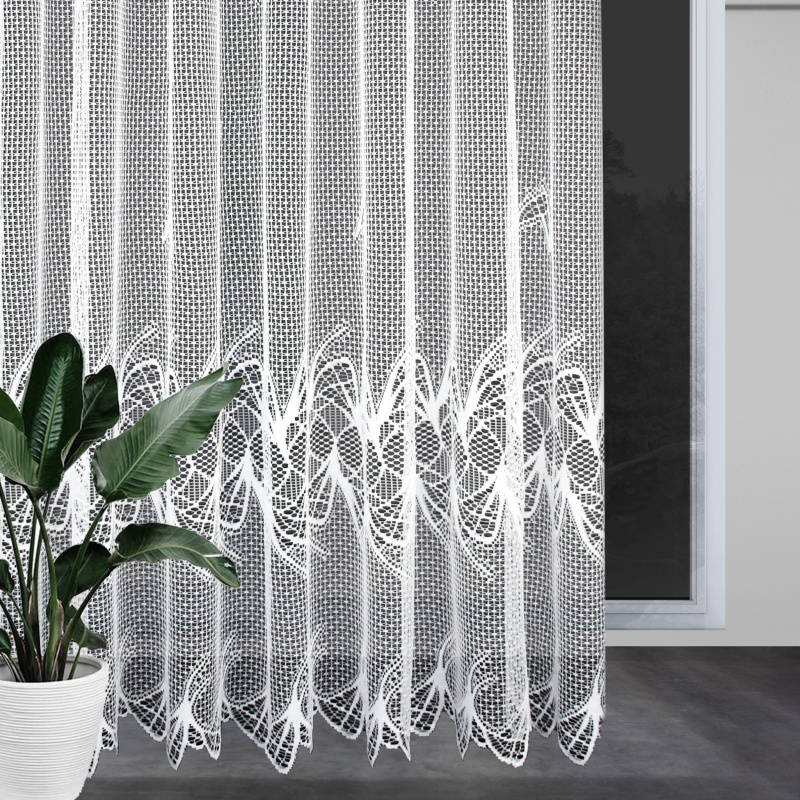 Ervi žakárová záclona bílá 315, metráž