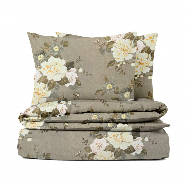 Ervi bavlněné povlečení - růže a pivoňky