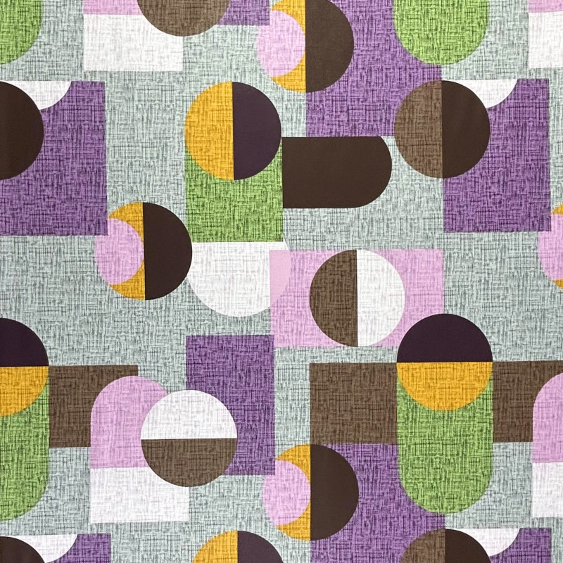 Ervi Bavlněná látka/plátno š.240cm - Geometrický vzor č.26718-1, metráž