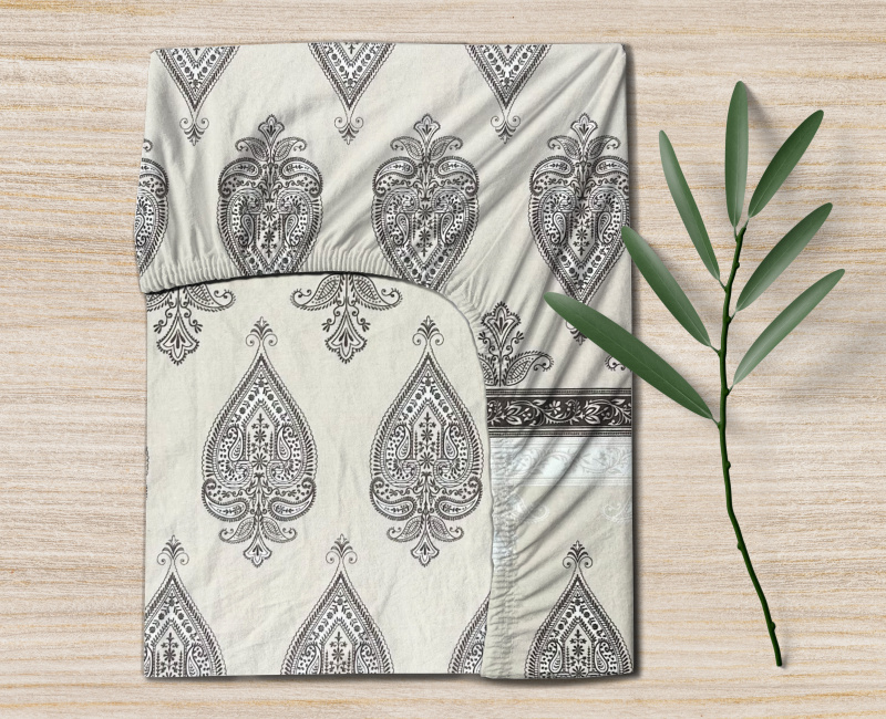 Ervi bavlněné napínací prostěradlo - orientální vzor