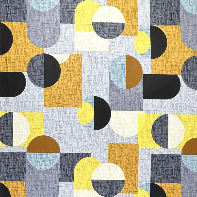 Ervi Bavlněná látka/plátno š.240cm - Geometrický vzor č.26718-8, metráž