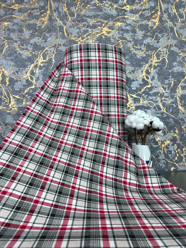 Ervi bavlna flanel š.240cm  kapesníkový vzor 21131-5, metráž