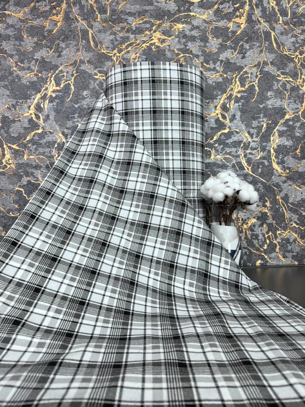 Ervi bavlna flanel š.240cm  kapesníkový vzor 21131-6, metráž