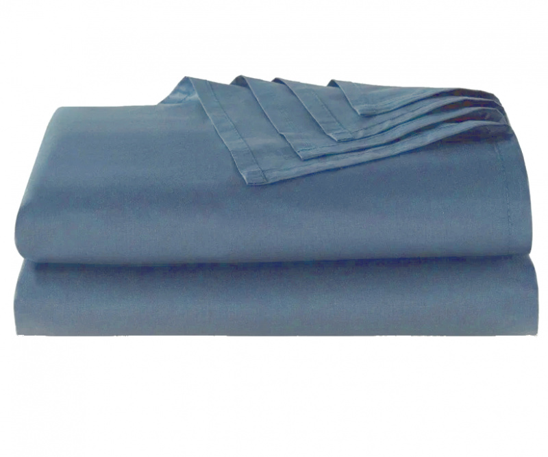 Bavlněné prostěradlo modré - č.199