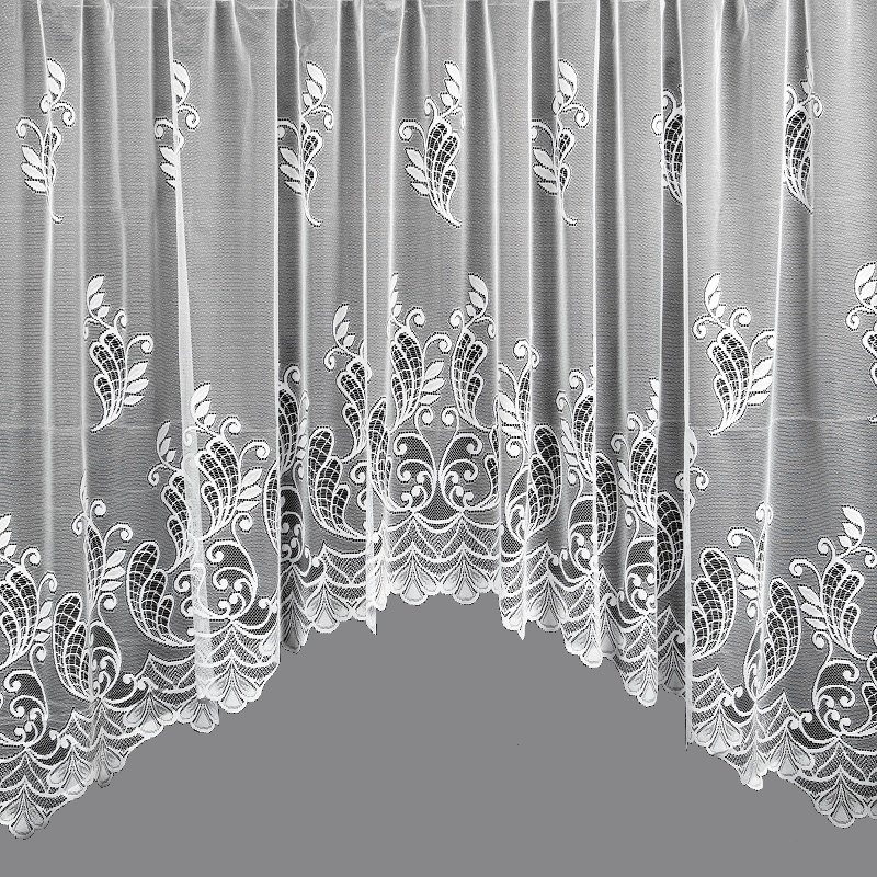 Ervi oblouková hotova záclona s řasící páskou - 4959