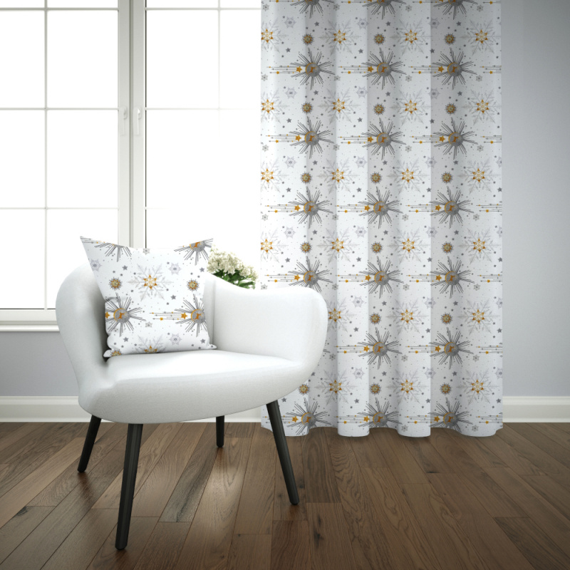 Ervi bavlněný závěs - Vánoční - jelen