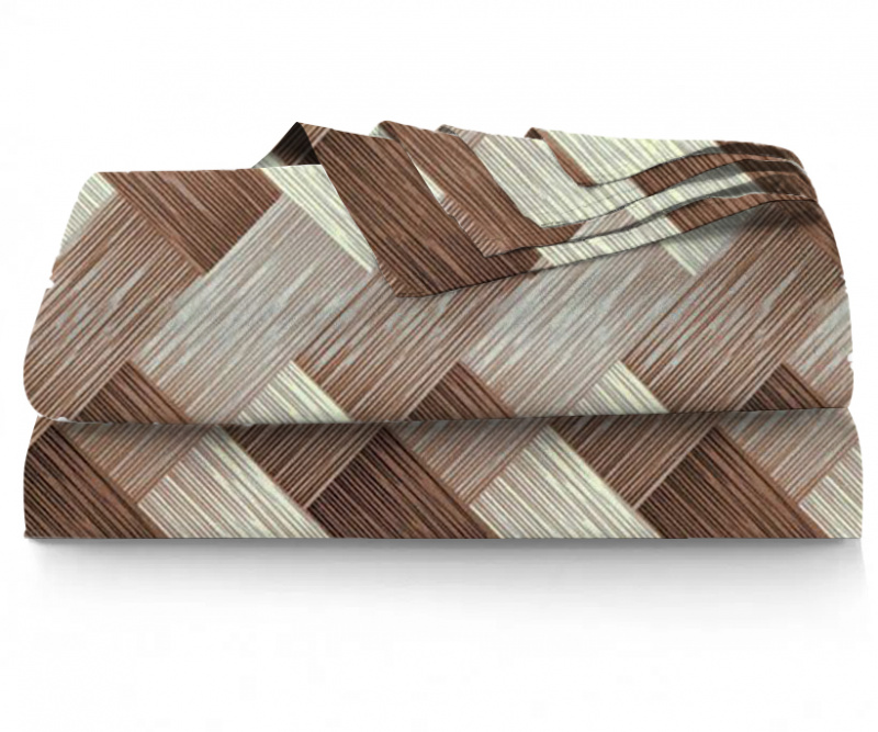 Ervi bavlněné prostěradlo - Dřevodekor